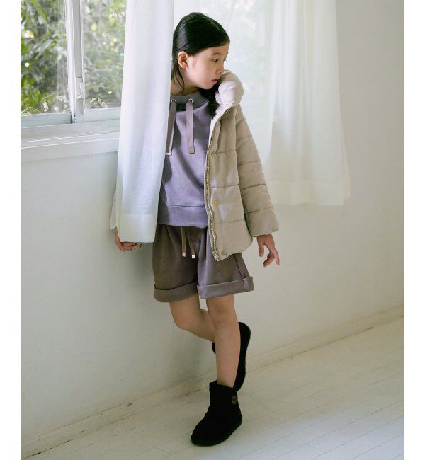 ikka kids「フェイクスエードポンポン付きハーフパンツ（120~160cm）」|その他|