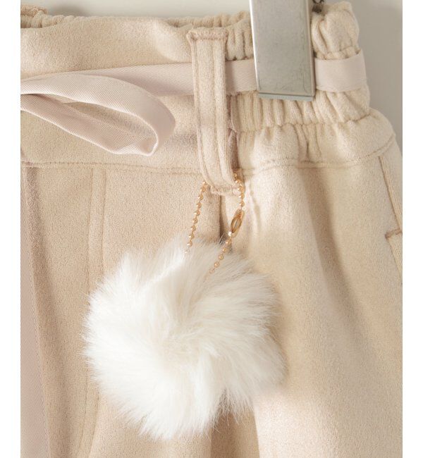 ikka kids「フェイクスエードポンポン付きハーフパンツ（120~160cm）」|その他|