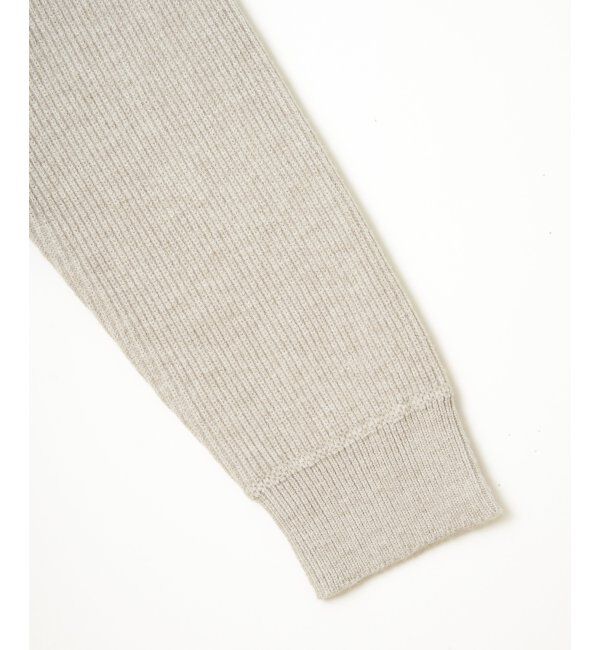 ikka「ウォッシャブル畦クルーネックニット」|プルオーバー|