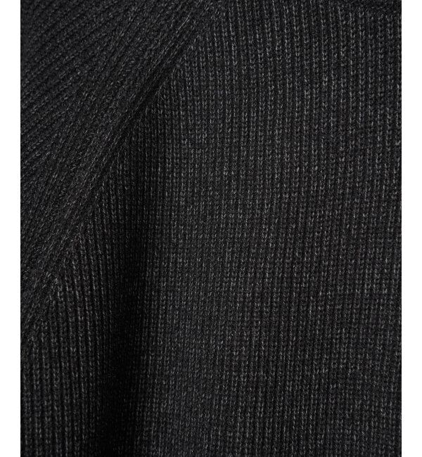 ikka「ウォッシャブル畦クルーネックニット」|プルオーバー|