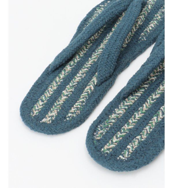 Lbc with Life「ヘリンボーン柄コットンサンダル」|ルームシューズ|