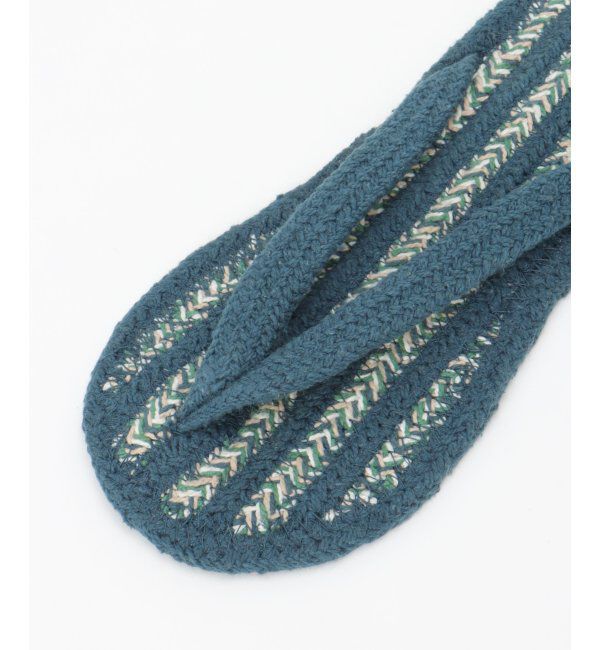 Lbc with Life「ヘリンボーン柄コットンサンダル」|ルームシューズ|