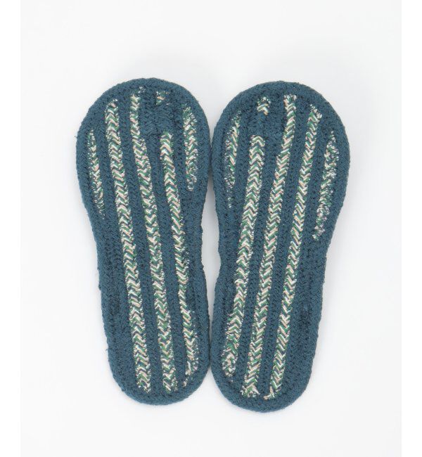 Lbc with Life「ヘリンボーン柄コットンサンダル」|ルームシューズ|