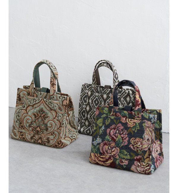 Lbc with Life「ジャガード手持ちロゴバッグ」|その他|