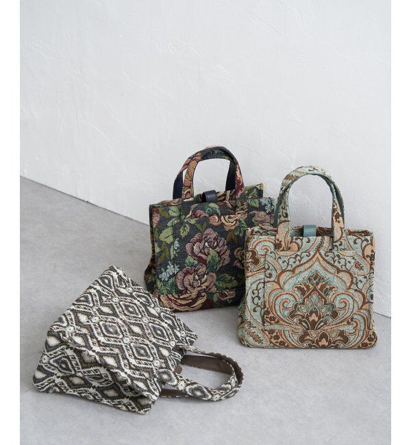 Lbc with Life「ジャガード手持ちロゴバッグ」|その他|