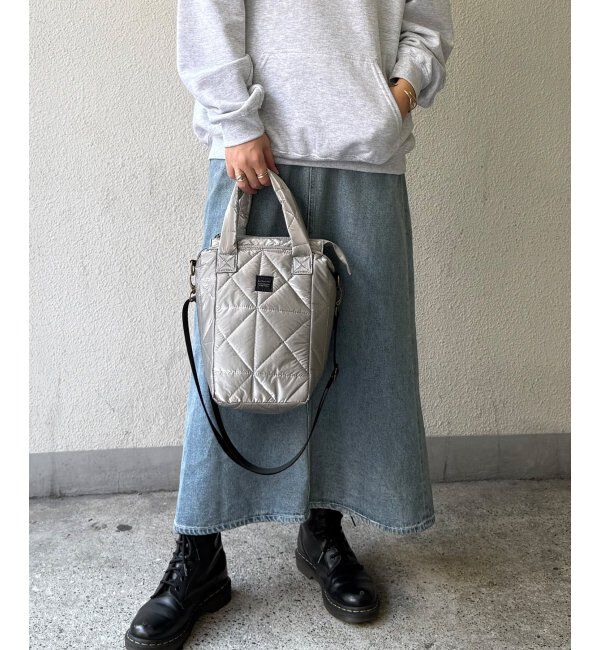 Lbc with Life「キルト2WAYショルダーバッグ」|その他|シルバー