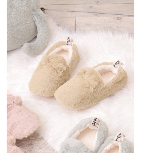 Lbc with Life「HIBERNATION スリッパ 25」|ルームシューズ|ベージュ