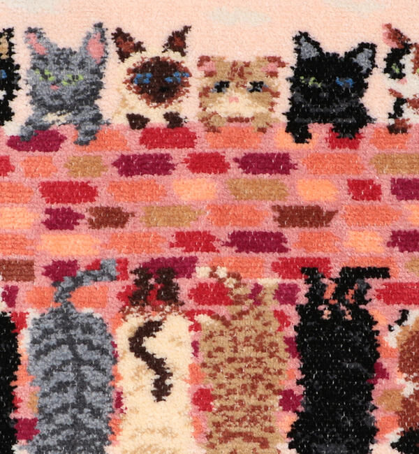 FEILER「ピーピングキトゥン　ハンカチ」|ハンカチ|