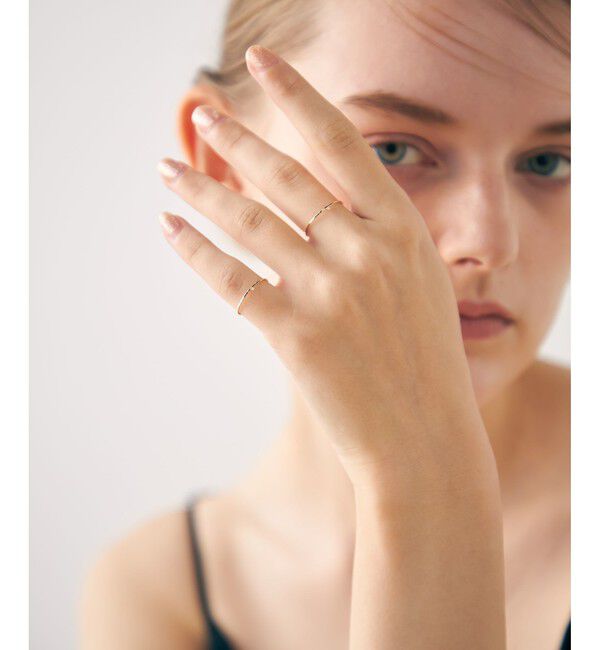 ete「[ONLINE Limited] K10YG ダイヤモンド リング」|リング|