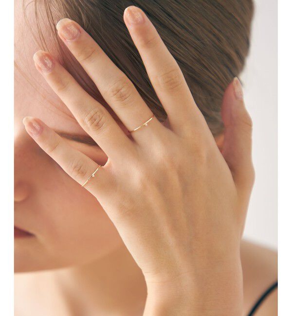 ete「[ONLINE Limited] K10YG ダイヤモンド リング」|リング|