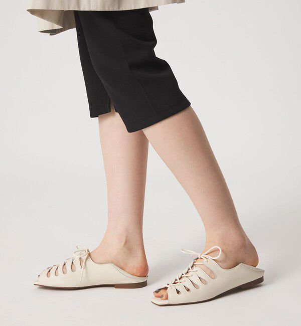 ODETTE E ODILE「ギリーオープントゥ フラット10&uarr;」|パンプス|