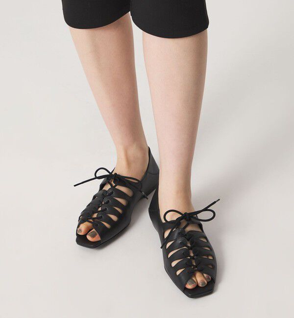 ODETTE E ODILE「ギリーオープントゥ フラット10&uarr;」|パンプス|