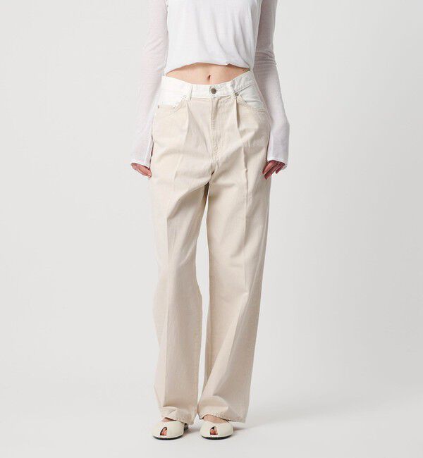 AEWEN MATOPH「＜AEWEN MATOPH＞カラータックデニムパンツ」|デニム|