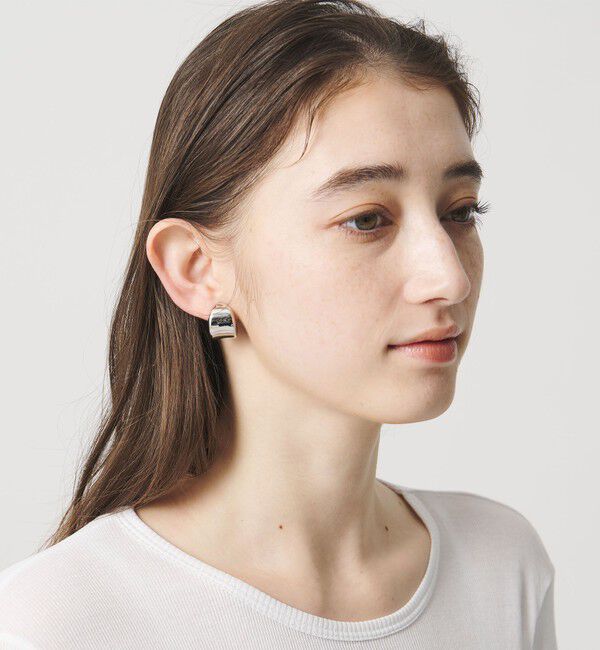 UNITED ARROWS「Jシェイプ  イヤリング」|イヤリング|