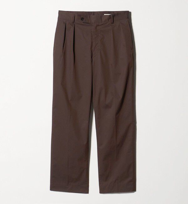 UNITED ARROWS「スムース タイプライター 2プリーツ リラックス トラウザース」|チノ|