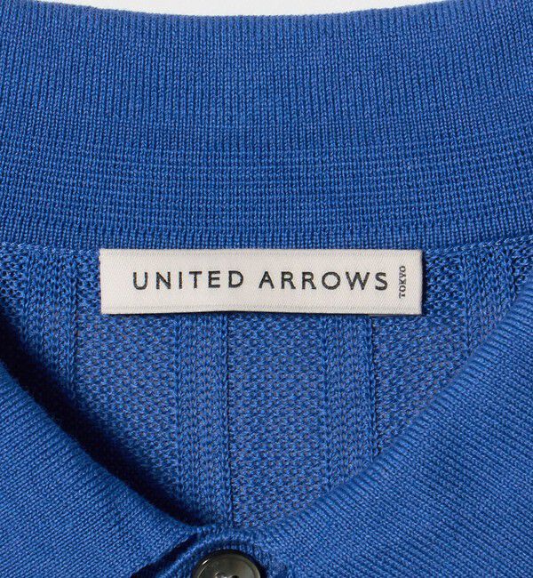 UNITED ARROWS「シャーリーカーン ワイドリブ ニットポロシャツ」|ポロシャツ|