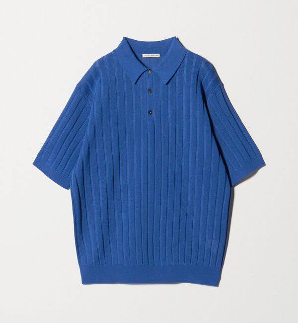 UNITED ARROWS「シャーリーカーン ワイドリブ ニットポロシャツ」|ポロシャツ|