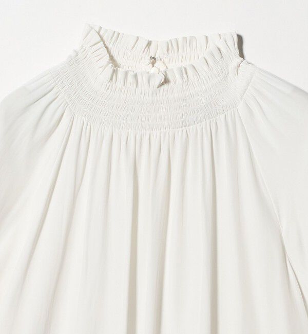 UNITED ARROWS「シャーリング ハイネック シャツ ブラウス」|シャツ・ブラウス|