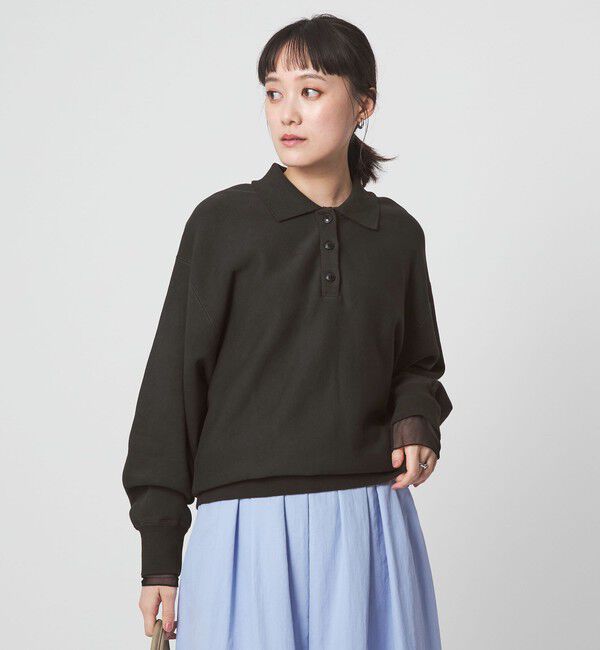 UNITED ARROWS green label relaxing「ポロカラー スウェット」|スウェット・ジャージ|