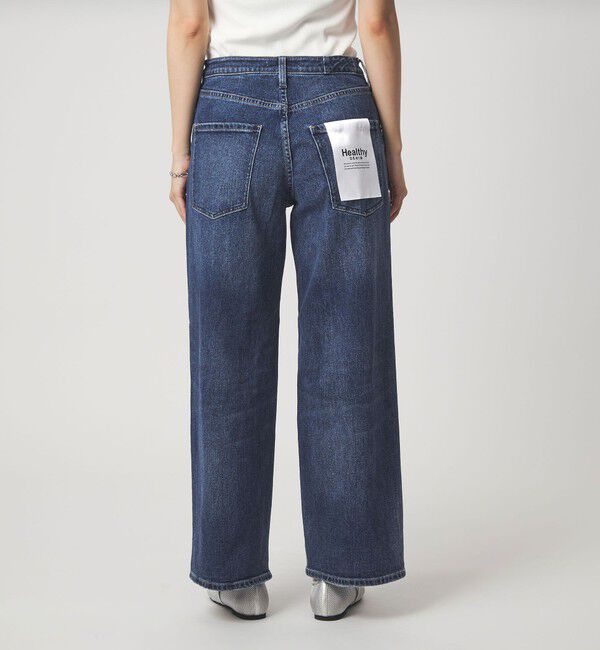 UNITED ARROWS green label relaxing「【別注】＜Healthy DENIM＞ストレート ワイド デニムパンツ ミッドライズ 」|デニム|