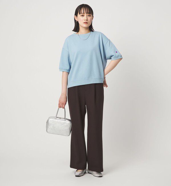 UNITED ARROWS green label relaxing「【別注】＜Champion＞5分袖 スウェット プルオーバー」|Tシャツ・カットソー|