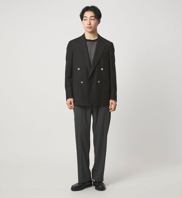 UNITED ARROWS green label relaxing「TW トロピカル ダブルブレスト 4B ブレザー ジャケット」|テーラードジャケット|