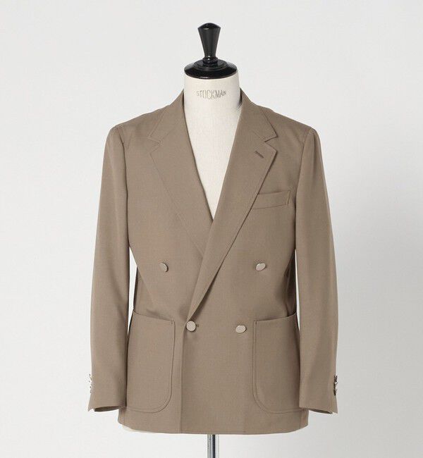 UNITED ARROWS green label relaxing「TW トロピカル ダブルブレスト 4B ブレザー ジャケット」|テーラードジャケット|