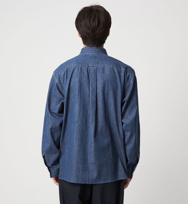 UNITED ARROWS green label relaxing「フェード デニム マイン レギュラーカラー シャツ」|シャツ・ブラウス|