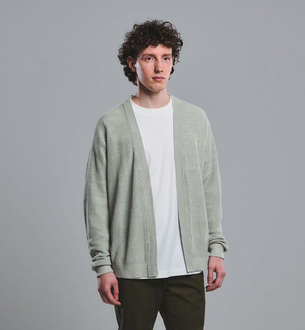 UNITED ARROWS green label relaxing「リネン アゼ イージーカーディガン」|カーディガン|