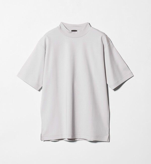 UNITED ARROWS green label relaxing「オーガニックコットン ポンチ モックネック Tシャツ -接触冷感-」|Tシャツ・カットソー|