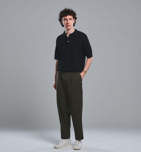 UNITED ARROWS green label relaxing「タック ピケ ニット ポロシャツ -ウォッシャブル-」|ポロシャツ|