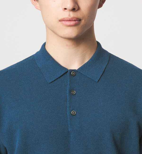 UNITED ARROWS green label relaxing「タック ピケ ニット ポロシャツ -ウォッシャブル-」|ポロシャツ|