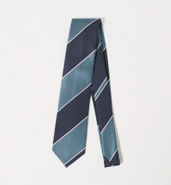 UNITED ARROWS green label relaxing「GLR シルク4 8.0cm ストライプ1 ネクタイ」|ネクタイ・蝶ネクタイ|NAVY