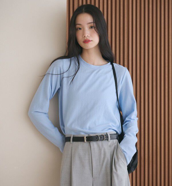 BEAUTY&YOUTH UNITED ARROWS「コットンポリエステル ラメロングスリーブカットソー」|Tシャツ・カットソー|