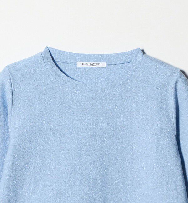 BEAUTY&YOUTH UNITED ARROWS「コットンポリエステル ラメロングスリーブカットソー」|Tシャツ・カットソー|