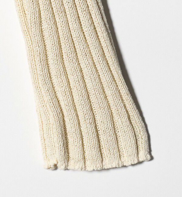 BEAUTY&YOUTH UNITED ARROWS「レーヨンブレンド ワイドリブ Vネックニットプルオーバー」|ニット・セーター|