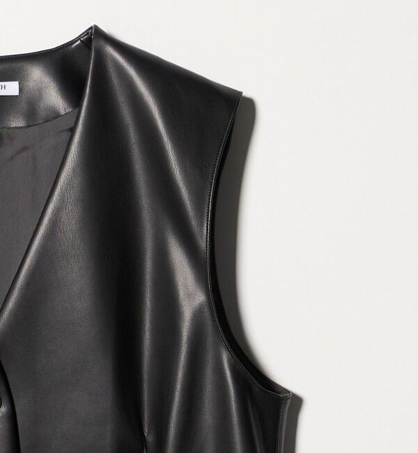BEAUTY&YOUTH UNITED ARROWS「レザーライク ベスト」|ベスト・ジレ|