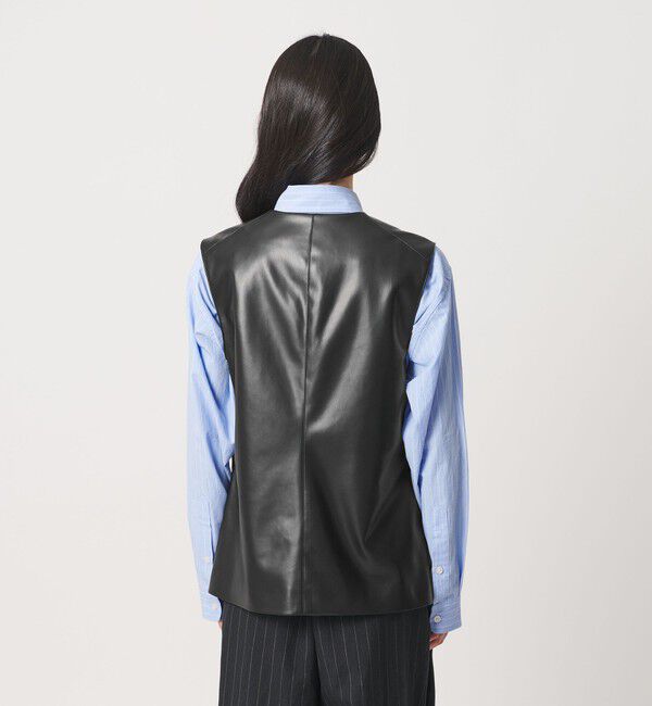 BEAUTY&YOUTH UNITED ARROWS「レザーライク ベスト」|ベスト・ジレ|