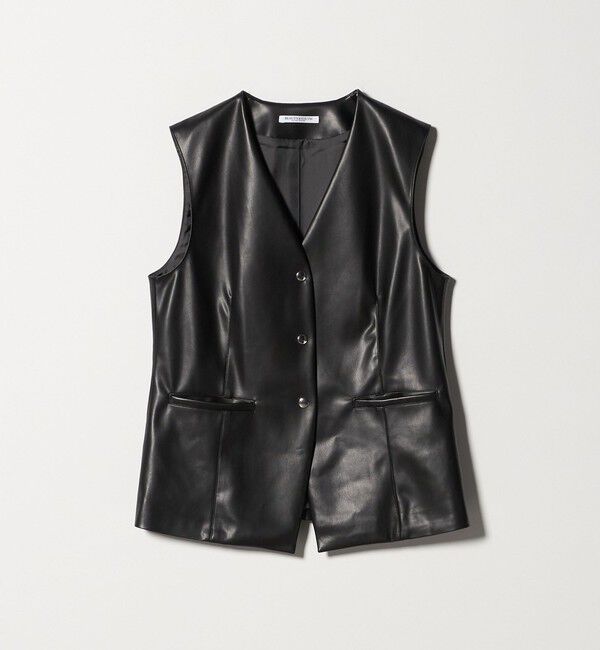 BEAUTY&YOUTH UNITED ARROWS「レザーライク ベスト」|ベスト・ジレ|