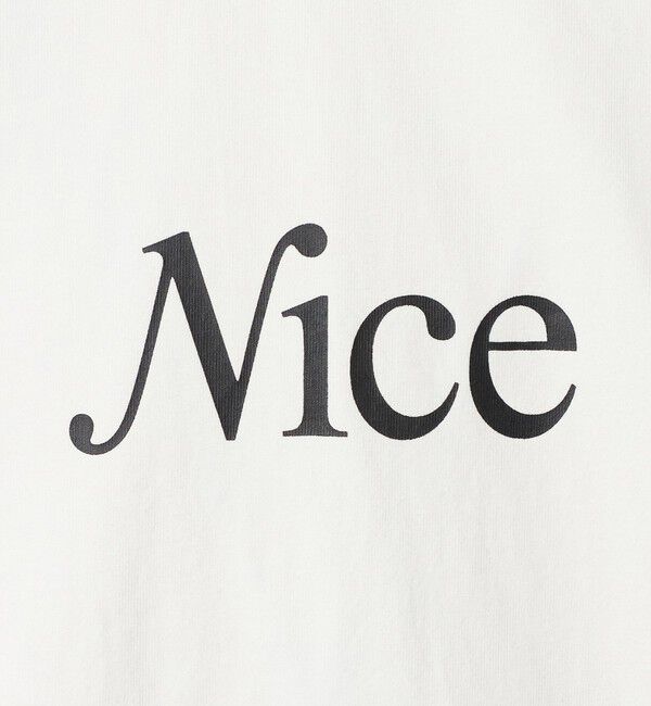 NICE WEATHER「＜NICE WEATHER＞シグネチャーロゴ ロングスリーブTシャツ」|Tシャツ・カットソー|