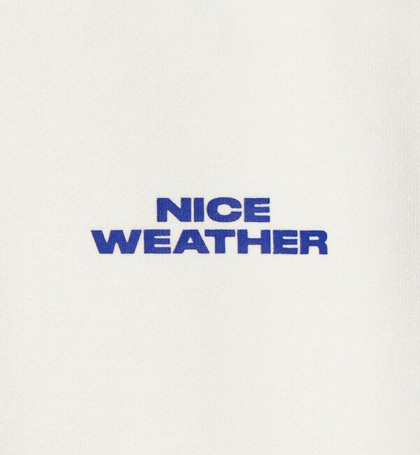 NICE WEATHER「＜NICE WEATHER＞ロゴ クルーネック スウェットプルオーバー」|Tシャツ・カットソー|