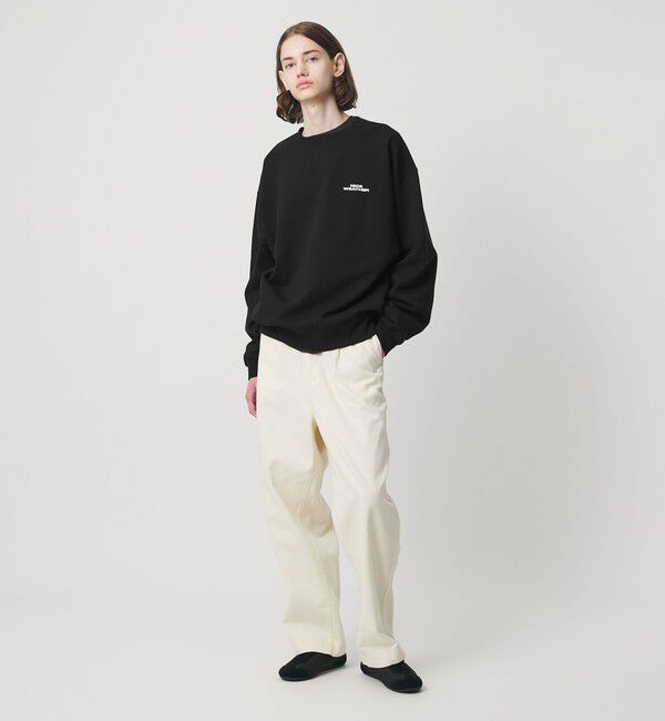 NICE WEATHER「＜NICE WEATHER＞ロゴ クルーネック スウェットプルオーバー」|Tシャツ・カットソー|