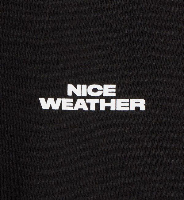 NICE WEATHER「＜NICE WEATHER＞ロゴ クルーネック スウェットプルオーバー」|Tシャツ・カットソー|
