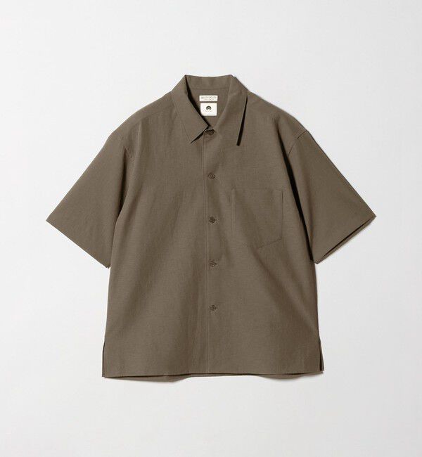 BEAUTY&YOUTH UNITED ARROWS「KOMATSU PACK キャンプカラー ショートスリーブ シャツ GRANDE型 セットアップ対応 撥水 ウォッシャブル」|シャツ・ブラウス|