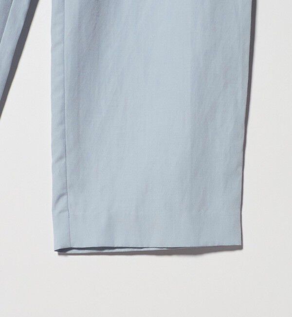 BEAUTY&YOUTH UNITED ARROWS「麻ブレンド バックゴム タック ワイドパンツ」|チノ|