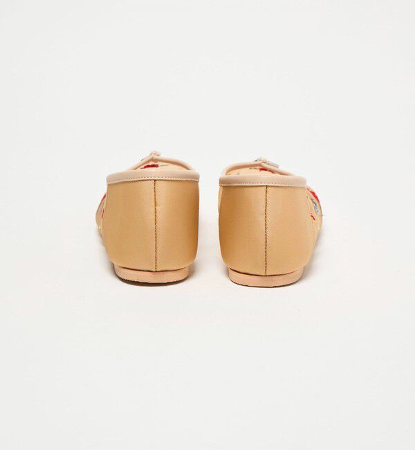 BEAUTY&YOUTH UNITED ARROWS「チュール フラワー エンブロイダリー バレエシューズ」|バレエシューズ|