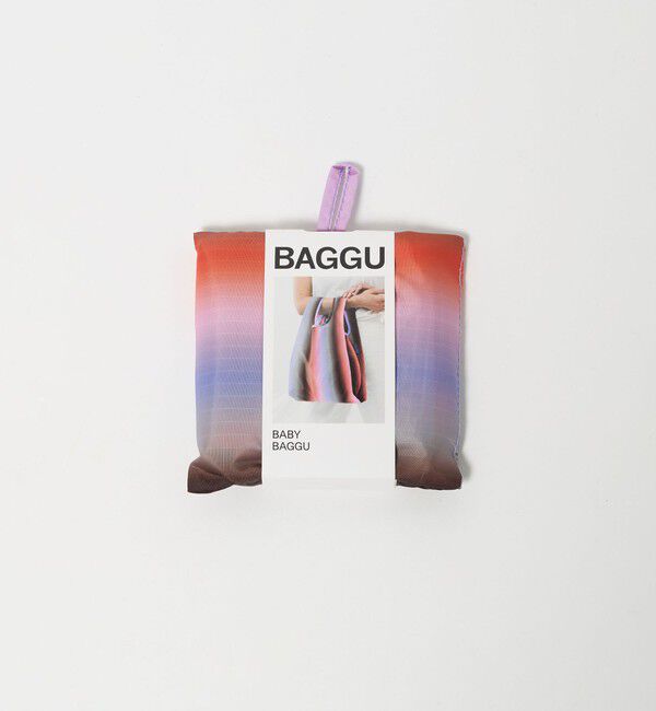 BEAUTY&YOUTH UNITED ARROWS「＜BAGGU＞グラデーションストライプ ポケッタブルバッグ BABY」|エコバッグ|