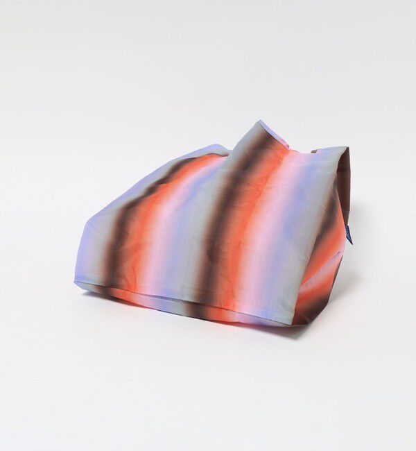 BEAUTY&YOUTH UNITED ARROWS「＜BAGGU＞グラデーションストライプ ポケッタブルバッグ BABY」|エコバッグ|