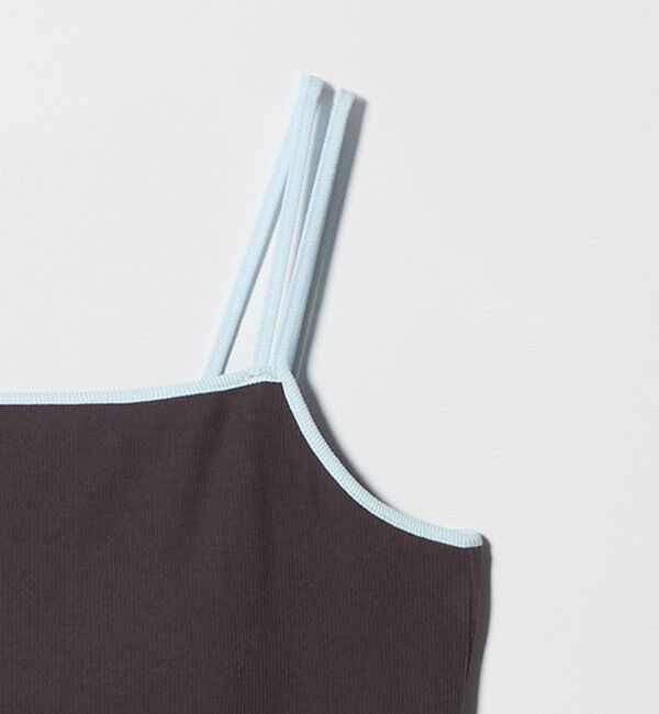 BEAUTY&YOUTH UNITED ARROWS「カラーパイピング 2ストラップ キャミソール」|Tシャツ・カットソー|
