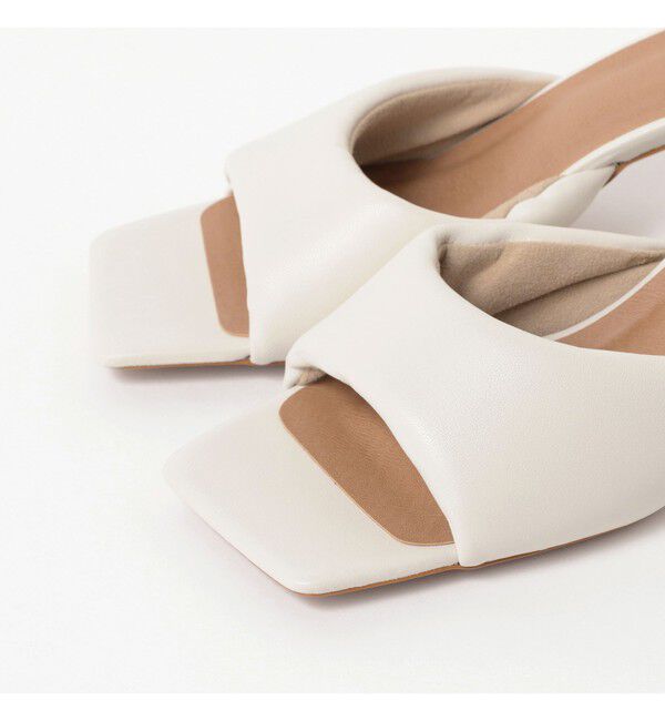 Demi-Luxe BEAMS 「スクエアパフサンダル .M」|サンダル|